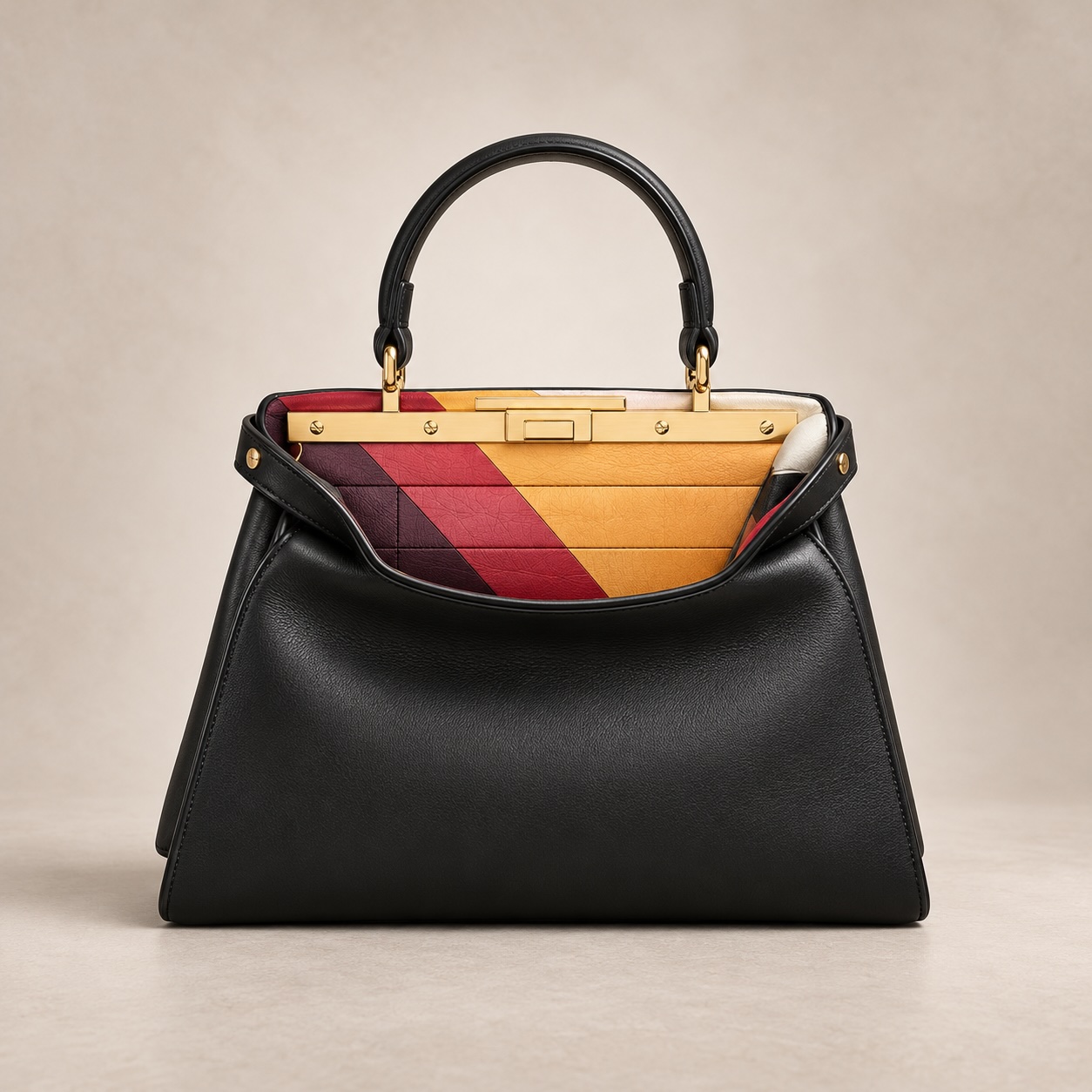 Fendi Peekaboo bag, photorealistic 3D model render